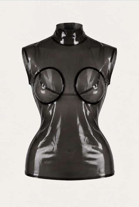 Velour Sculpt Top